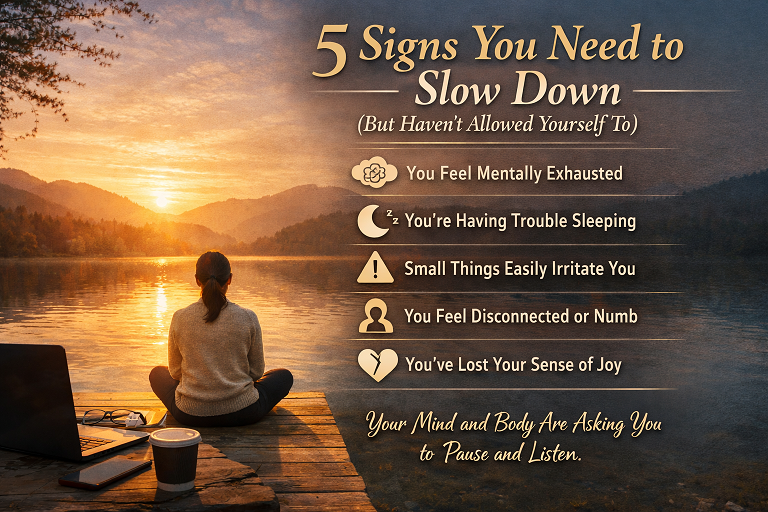 5 Signs You Need to Slow Down